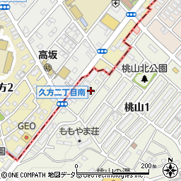 愛知県名古屋市緑区桃山1丁目20周辺の地図