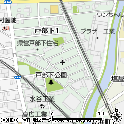 愛知県名古屋市南区戸部下周辺の地図