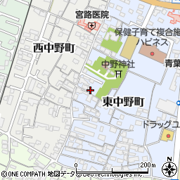 滋賀県東近江市東中野町3周辺の地図