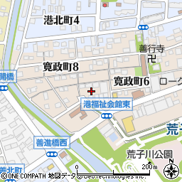 愛知県名古屋市港区寛政町7丁目周辺の地図
