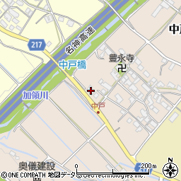滋賀県東近江市中戸町486周辺の地図