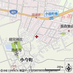 滋賀県東近江市小脇町2433周辺の地図