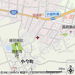 滋賀県東近江市小脇町2433周辺の地図