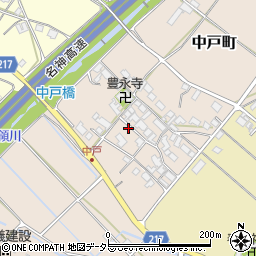 滋賀県東近江市中戸町442周辺の地図