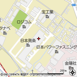 日本発条株式会社　野洲工場周辺の地図