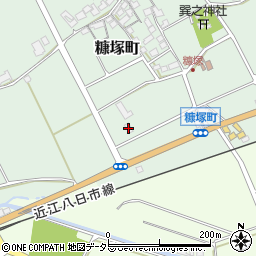 滋賀県東近江市糠塚町870周辺の地図