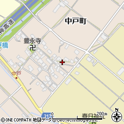 滋賀県東近江市中戸町396周辺の地図