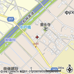 滋賀県東近江市中戸町480周辺の地図