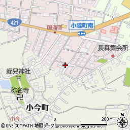 滋賀県東近江市小脇町2432-1周辺の地図