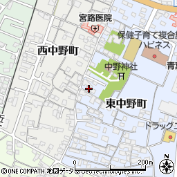 滋賀県東近江市東中野町3-22周辺の地図