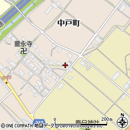 滋賀県東近江市中戸町392周辺の地図