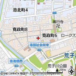 愛知県名古屋市港区寛政町7丁目18周辺の地図