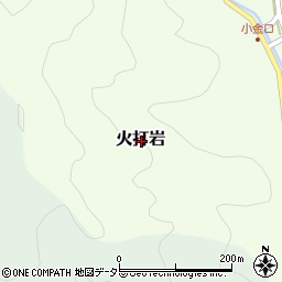兵庫県丹波篠山市火打岩周辺の地図