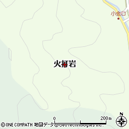 兵庫県丹波篠山市火打岩周辺の地図