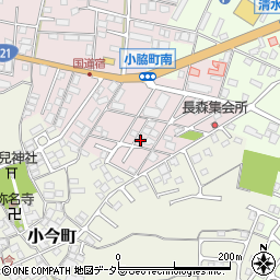 滋賀県東近江市小脇町2422-4周辺の地図