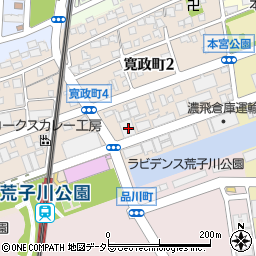 愛知県名古屋市港区寛政町3丁目39周辺の地図