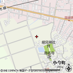 滋賀県東近江市小今町周辺の地図