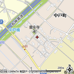 滋賀県東近江市中戸町444周辺の地図