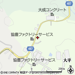 愛知県豊田市則定町駒越周辺の地図