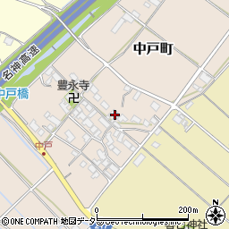 滋賀県東近江市中戸町398周辺の地図