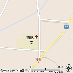 丹波篠山市立　にしき保育園周辺の地図