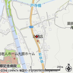 京都府京都市左京区大原戸寺町98周辺の地図