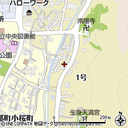 京都府南丹市園部町美園町２号周辺の地図