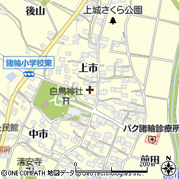 愛知県愛知郡東郷町諸輪上市32-3周辺の地図