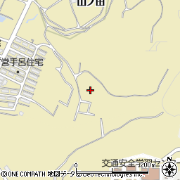 愛知県豊田市手呂町山ノ田周辺の地図