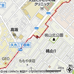 愛知県名古屋市緑区桃山1丁目13周辺の地図