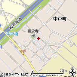 滋賀県東近江市中戸町422周辺の地図