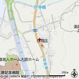京都府京都市左京区大原戸寺町周辺の地図