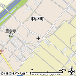 滋賀県東近江市中戸町308周辺の地図