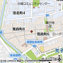 愛知県名古屋市港区寛政町7丁目10周辺の地図