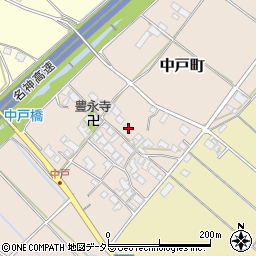 滋賀県東近江市中戸町399周辺の地図