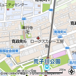 愛知県名古屋市港区寛政町5丁目21周辺の地図