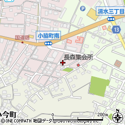 滋賀県東近江市小脇町2403-6周辺の地図