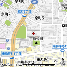 ファミール京町Ｂ棟周辺の地図