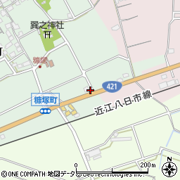 滋賀県東近江市糠塚町54周辺の地図