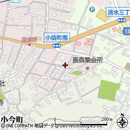 滋賀県東近江市小脇町2408-4周辺の地図