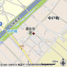 滋賀県東近江市中戸町421周辺の地図