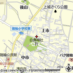 愛知県愛知郡東郷町諸輪上市53-1周辺の地図