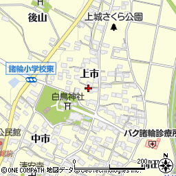 愛知県愛知郡東郷町諸輪上市47-1周辺の地図