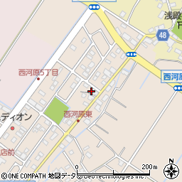 滋賀県野洲市西河原2627周辺の地図