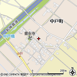 滋賀県東近江市中戸町400周辺の地図