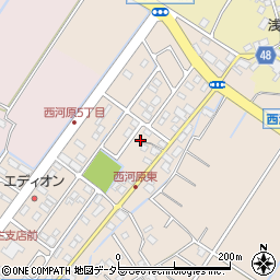 滋賀県野洲市西河原2625周辺の地図