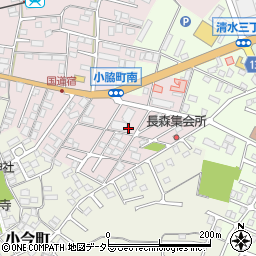 滋賀県東近江市小脇町2408-3周辺の地図