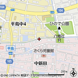 愛知県弥富市平島町南広畑周辺の地図