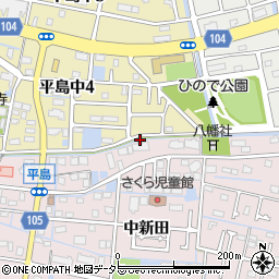 愛知県弥富市平島町（南広畑）周辺の地図