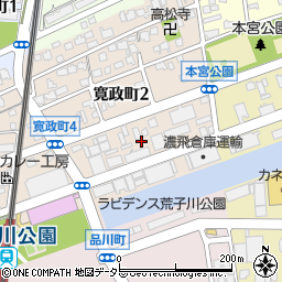 愛知県名古屋市港区寛政町2丁目周辺の地図